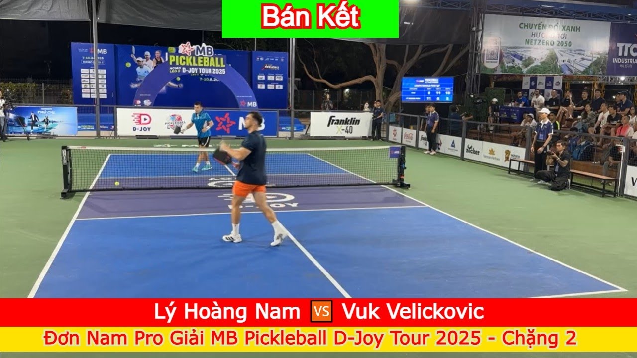 Lý Hoàng Nam 🆚️ Vuk Velickovic | Đơn Nam Pro Giải MB Pickleball D-Joy Tour 2025 - Chặng 2