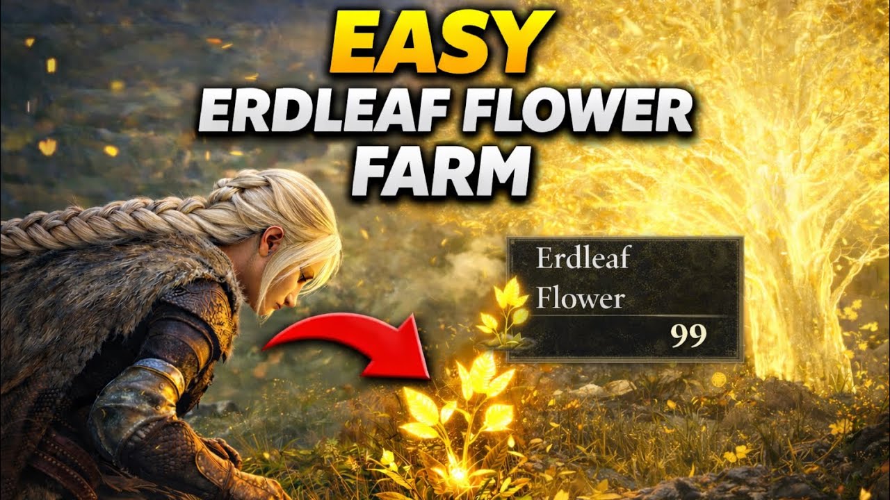 How to get Erdleaf flowers fast Elden Ring