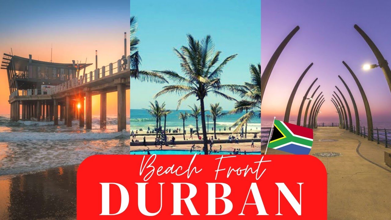 Durban Beach Front South Africa beautiful places to visit #travel #tourism #ethekwini #durban 🇿🇦
