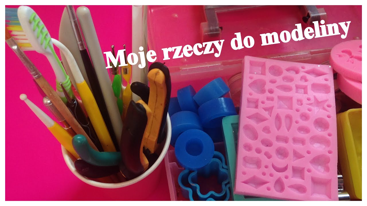Moje rzeczy do modeliny - organizer i narzedzia