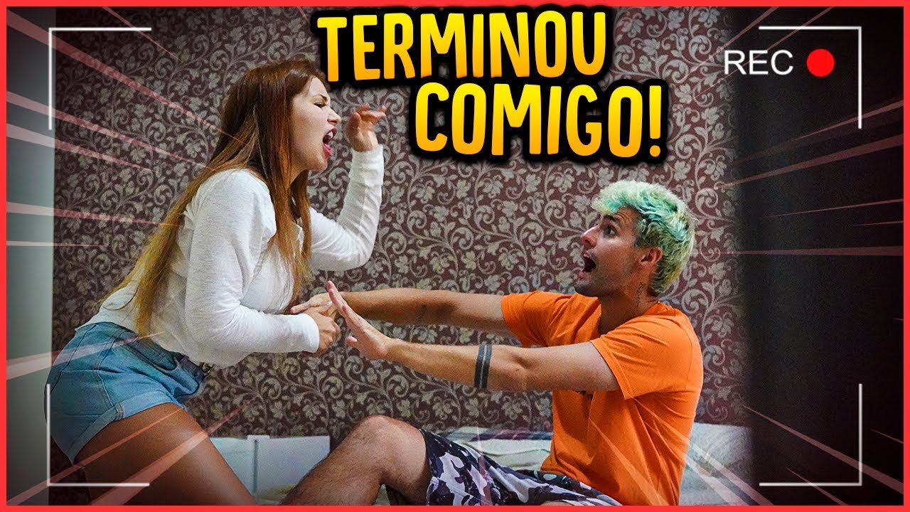 FIZ UMA TROLLAGEM E MINHA NAMORADA TERMINOU COMIGO!! - TROLLANDO NAMORADA [ REZENDE EVIL ]