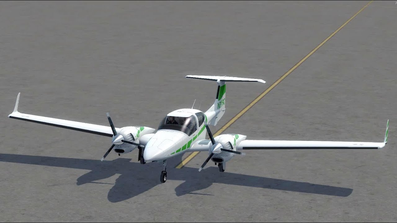 Alabeo DA42 Twin Star G1000 - tutorial with startup - Plan-G - Lake Tahoe