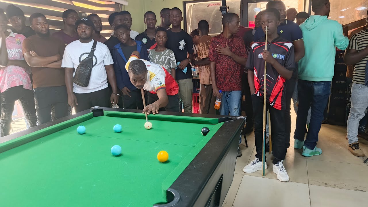 Laxon Popo 🇿🇲 vs Herbert Mikisa🇺🇬.  BILLIARDS CAFE ANNUAL DOUBLE LIFE CLASSIC, RACE TO 9