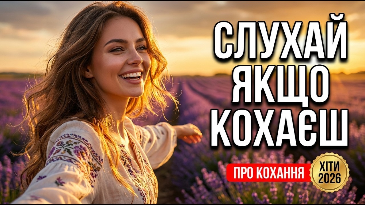 ❤️ Якщо ти кохаєш — слухай це❤️ НАЙДУШЕВНІШІ ПІСНІ ПРО КОХАННЯ ❤️ Українські хіти