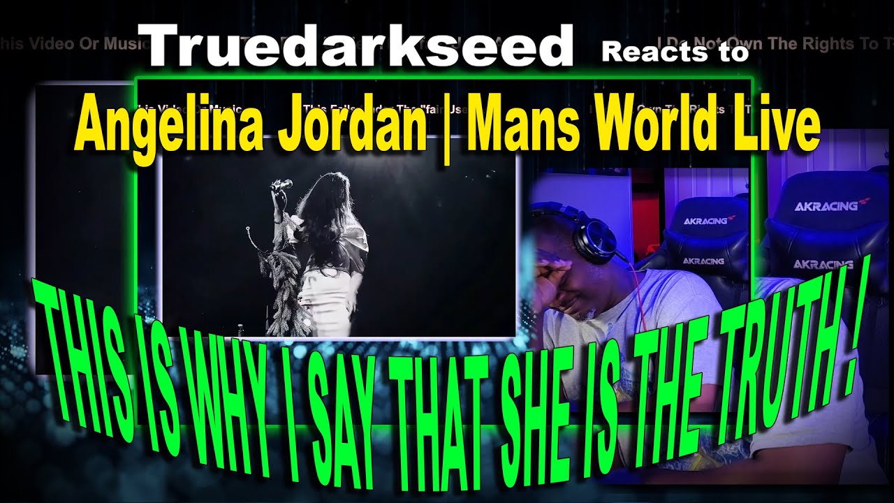 Angelina Jordan Mans World Live reaction by Truedarkseed
