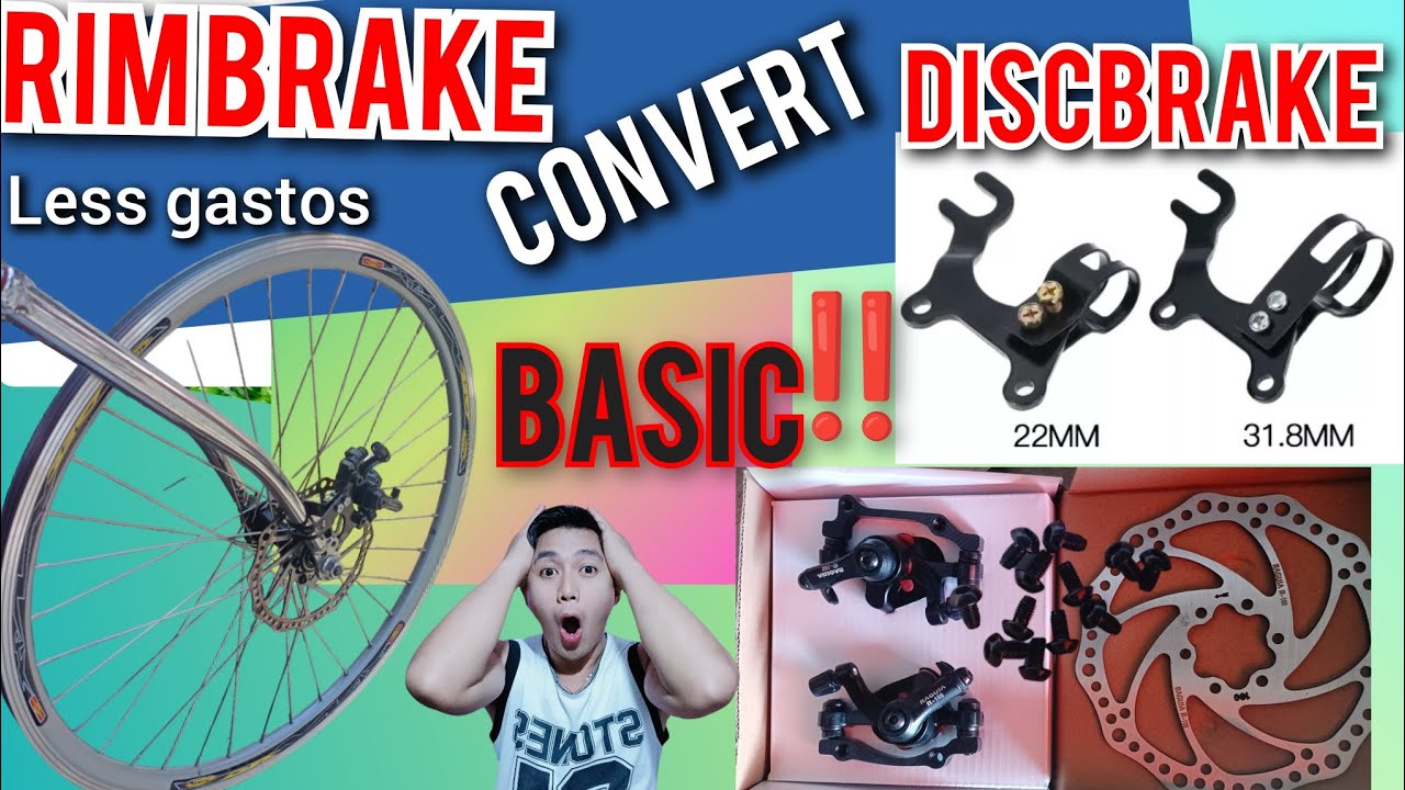 Paano mag convert ng RIM BRAKE TO DISC BRAKE, Basic na basic lang, less gastos