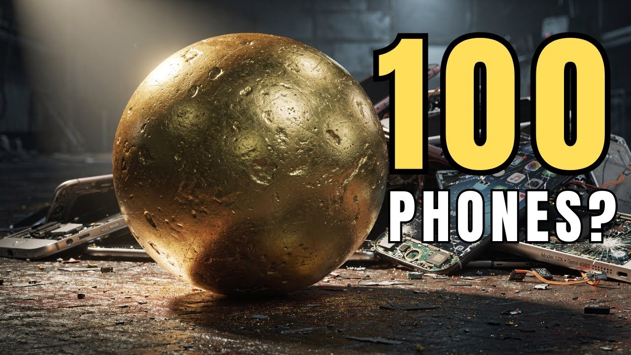 How Much Gold Is Hidden Inside 100 Old Phones?