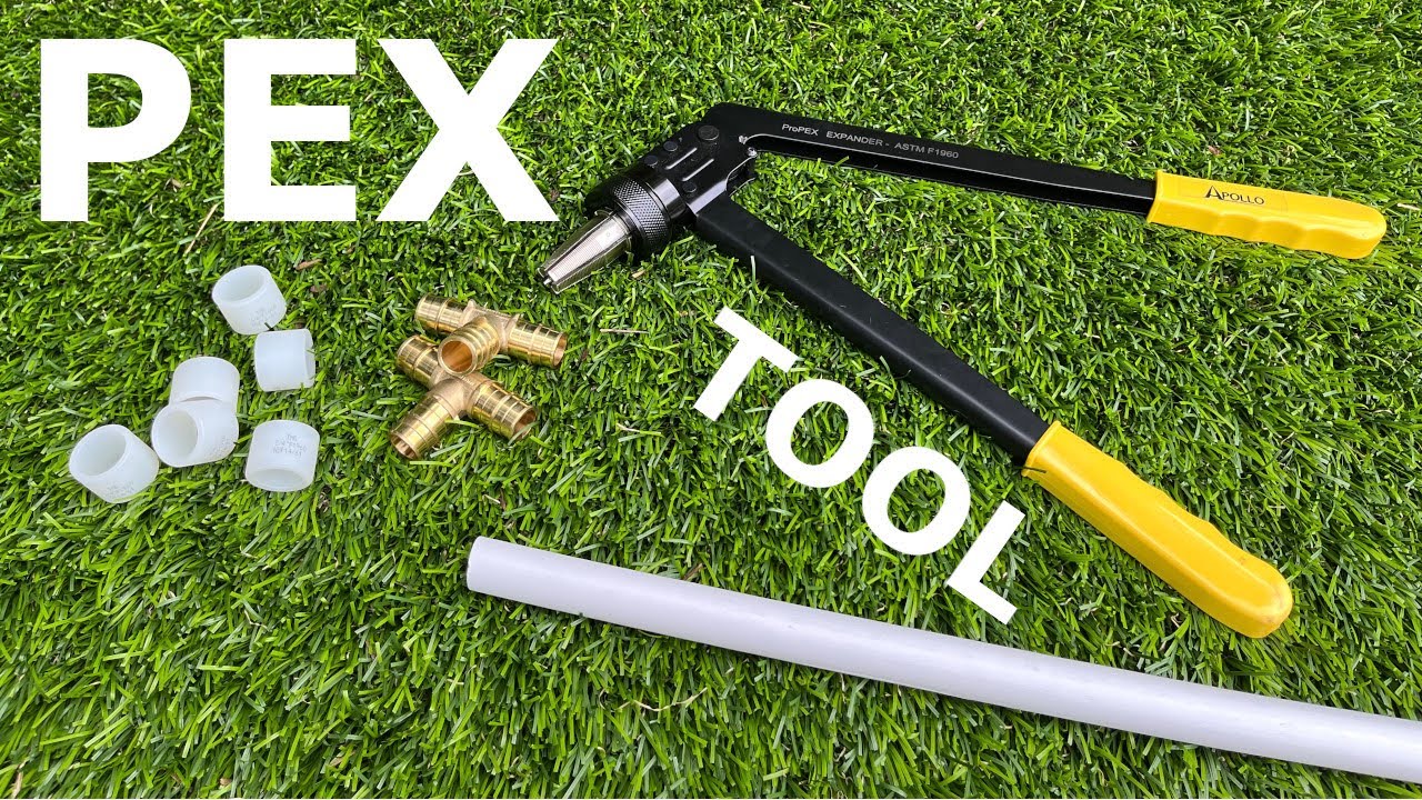 How to Install and Remove PEX Expansion Fittings Using Manual Tool || DIY Plumbing