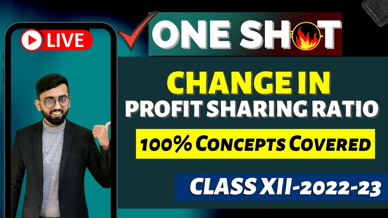 Change in PSR Class 12 One Shot LIVE Revision || Partnership Accounts || Class 12 Accounts One Shot