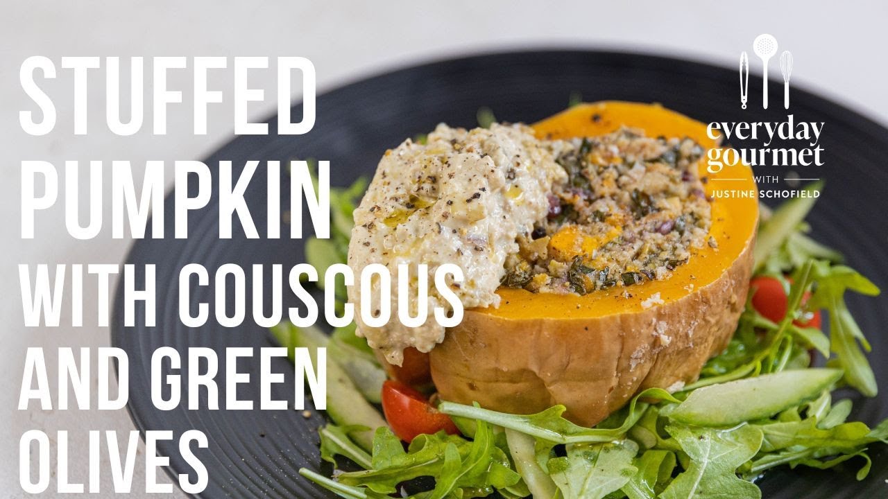 Stuffed Pumpkin with Couscous & Green Olives | EG13 Ep69