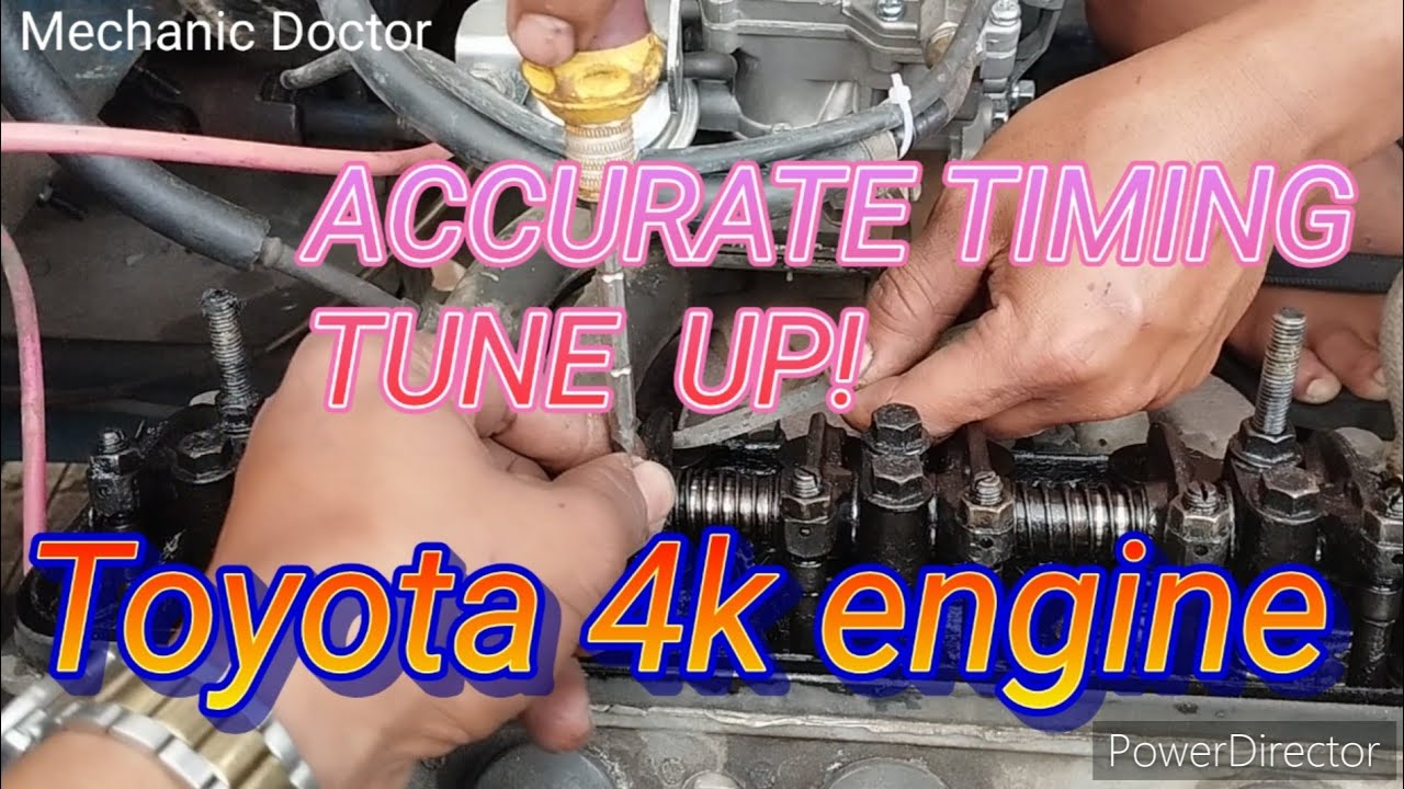 TOYOTA 4K ENGINE Paano mag tune up?