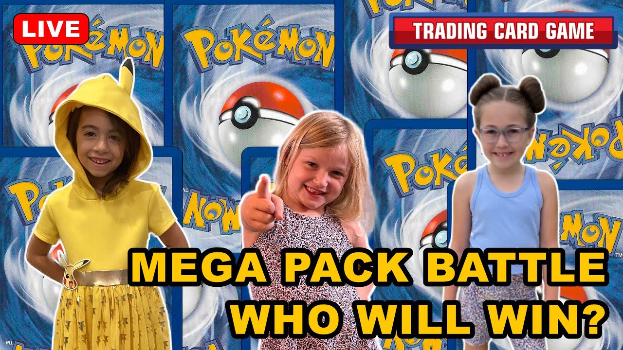 Pok&eacute;mon TCG Pack Battle! The Girls Face-Off for a Rematch!