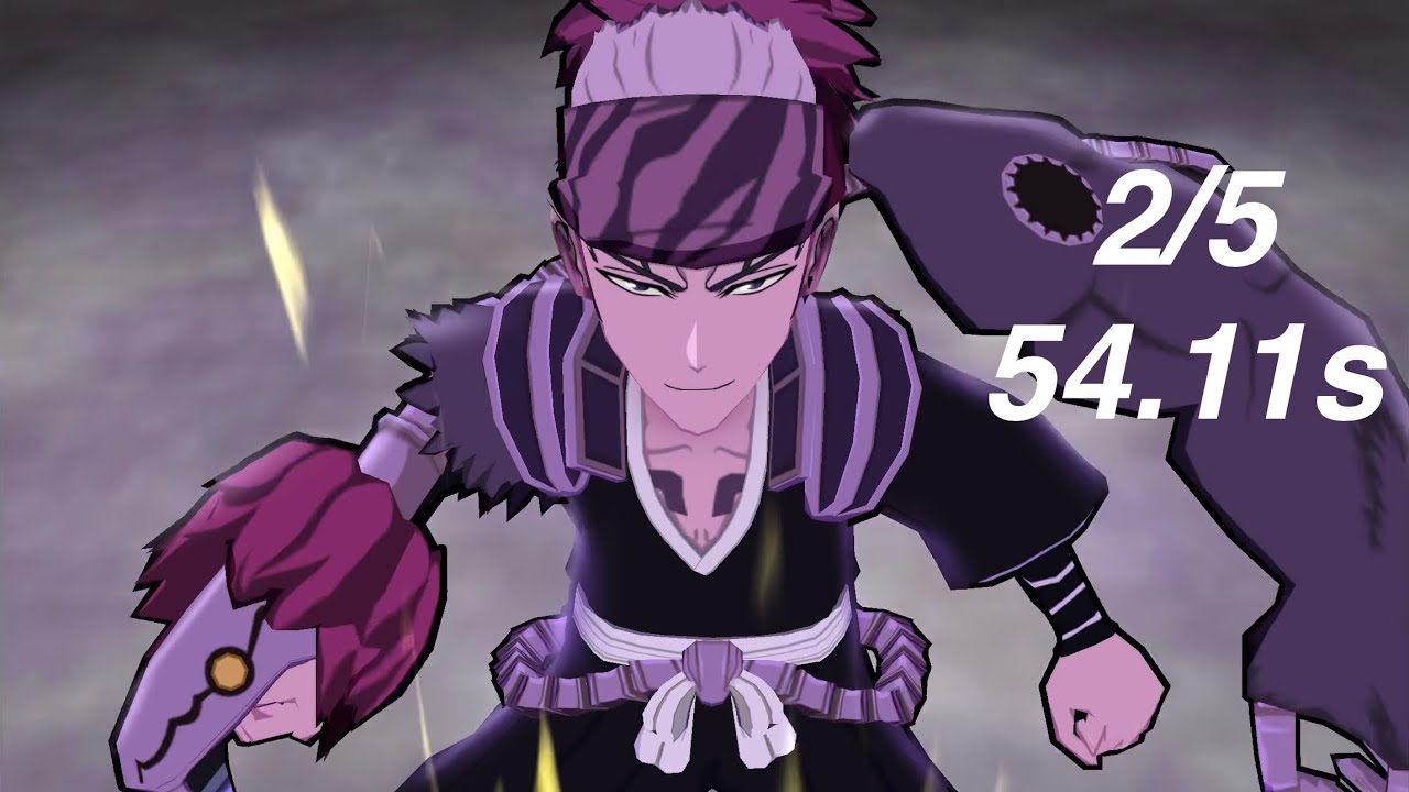 54.11s left - 2/5 Renji - Quincy Ranged Nightmare Guild Quest Bleach Brave Souls 