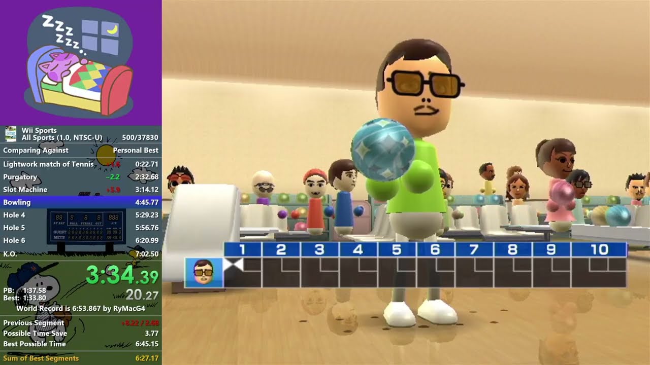 SUB 7 IS REAL (Wii Sports All Sports in 6:57.617)