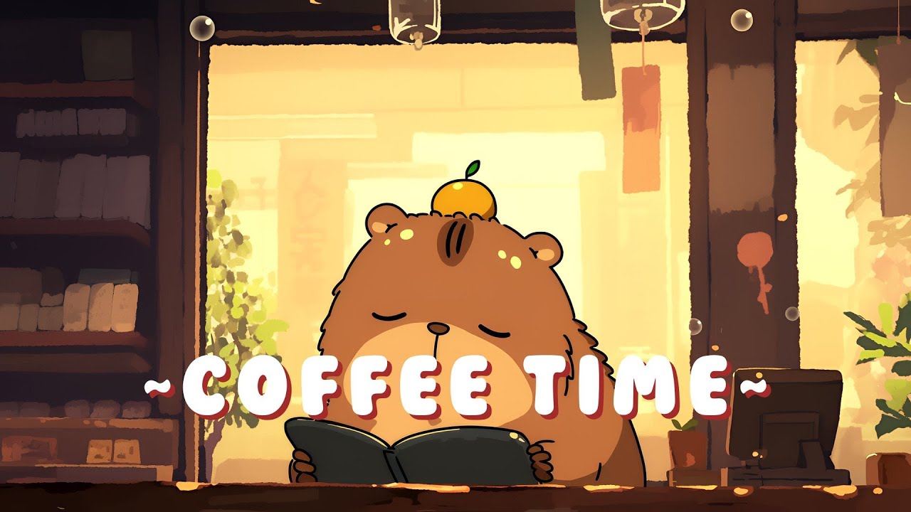 [60 Minutes] Capybara Music Channel | Calming Beats & Melodies 🦫 🎮 ☕
