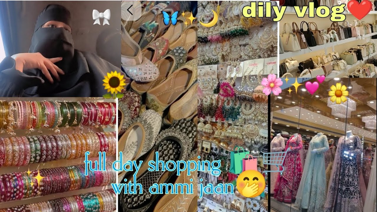 Full day shopping 🛒 🩵vlog 🌸 gaon ki taiyari 🤭🎀full maasti vlog 🤗