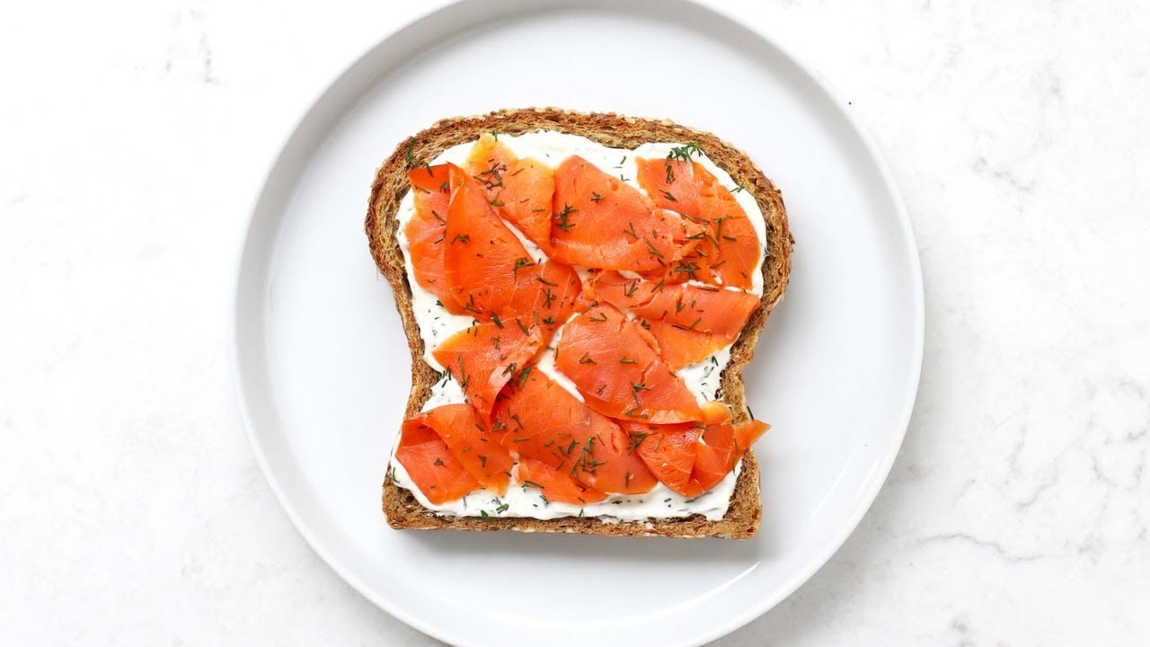 Smoked Salmon Breakfast Toast