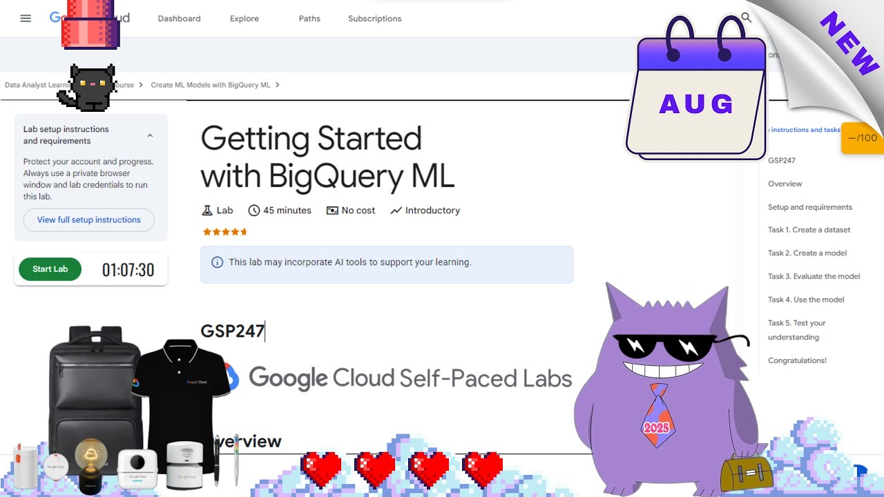 Getting Started with BigQuery ML| #2025 | #GSP247 |#qwiklabs |#Solution