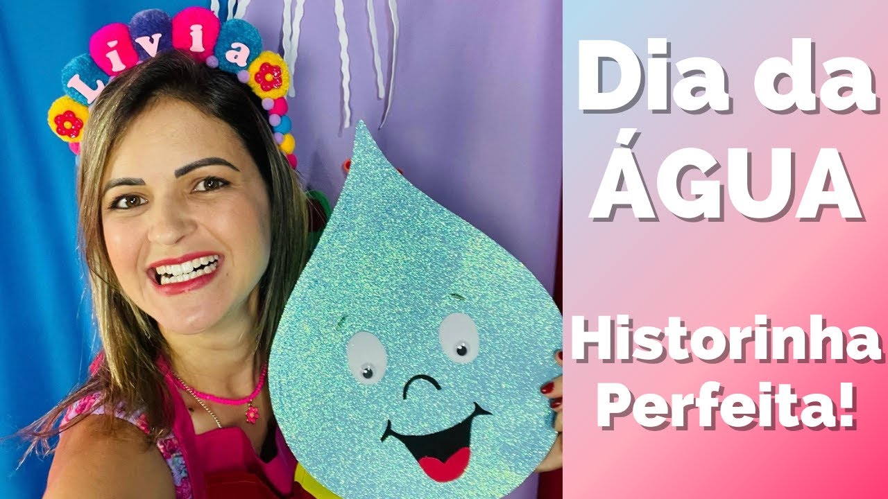 HISTÓRIA INFANTIL para DIA DA ÁGUA | Ciclo da Água | Historinha lúdica e  fácil de contar!