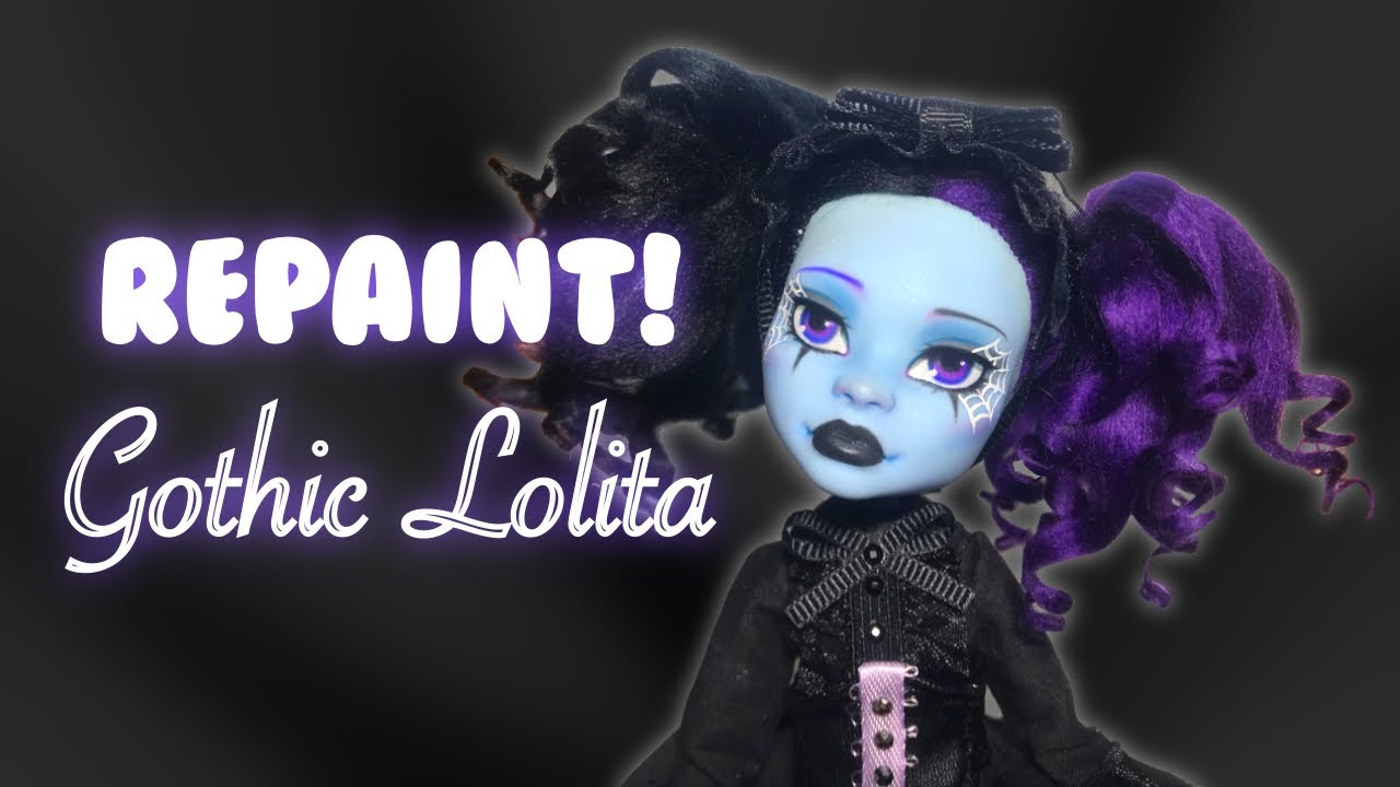 REPAINT! Gothic Lolita | OOAK Art Doll (Giveaway!)