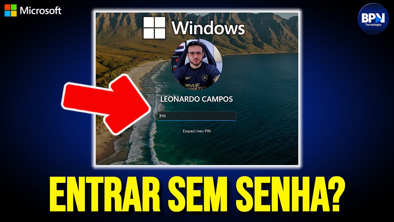 Como Tirar a SENHA ou PIN do Windows? Login Automático?