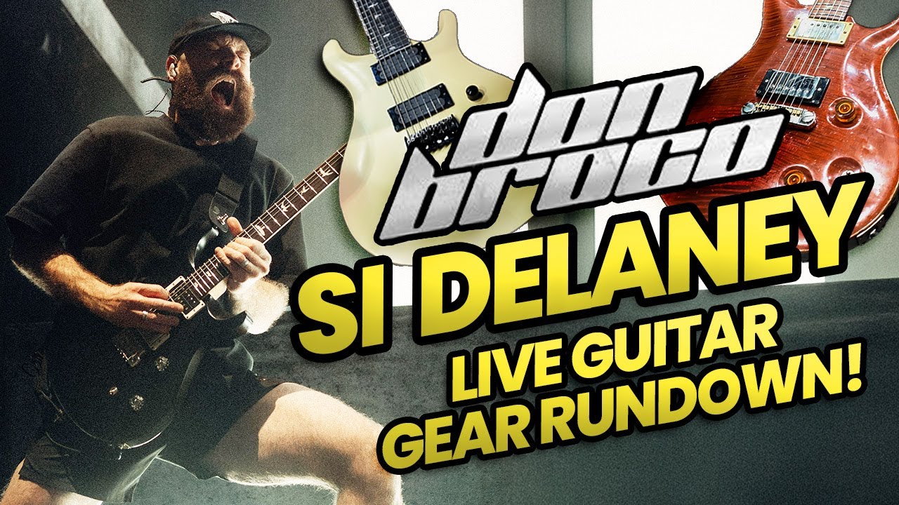 Si Delaney's DON BROCO Guitar Gear Rundown! - 7 String PRS Models, Battered Custom 22's & More!