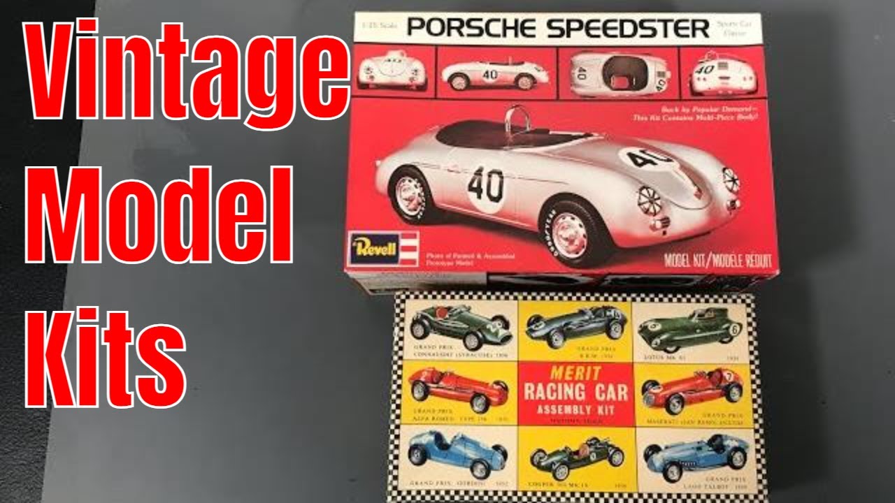 1950 and 60's Vintage Plastic Model Kits (Merit and Revell )
