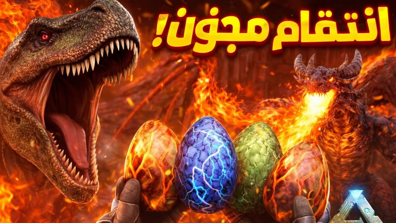 التنانين ذبحتني وقتلت الجريفن… ما توقعت انتقامي بالـ GIGA 🔥 | ARK Mobile