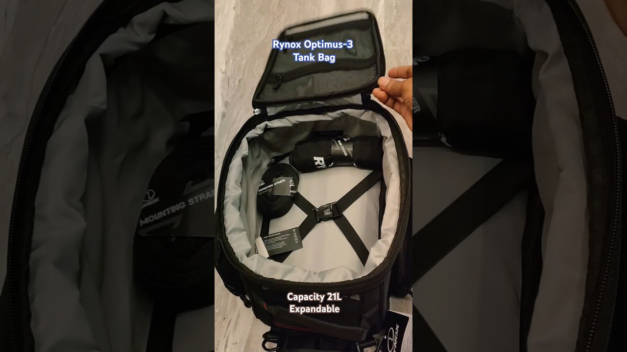 Rynox Optimus-3 tank bag #rynox #bike