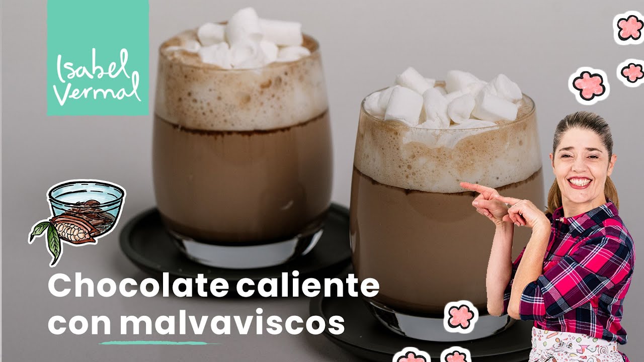 Chocolate caliente con malvaviscos