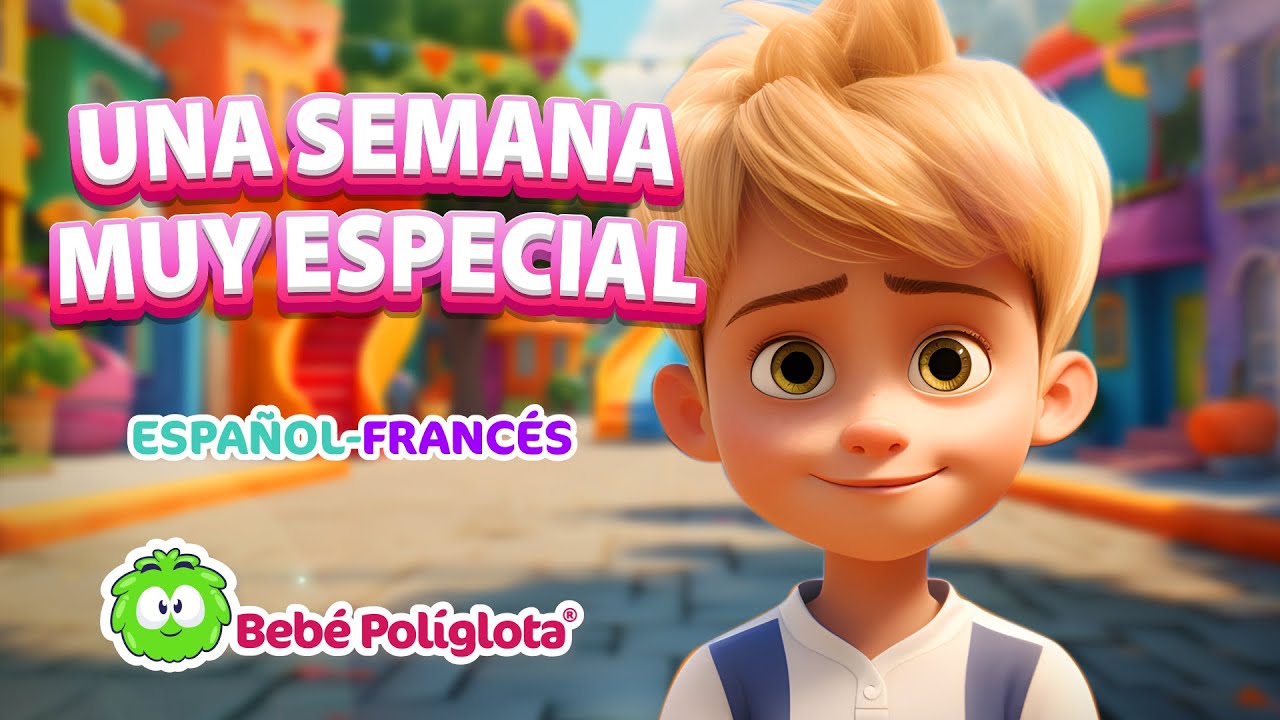 Cuento Corto | Bilingüe Francés 🇫🇷 | Bebé Políglota | Enseña Los Lugares de la Ciudad