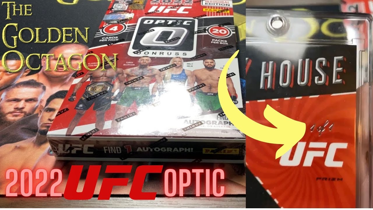 Pulling a ONE of ONE GOLD VINYL | 2022 UFC Optic Hobby Box #3 | ReUploaded | The Golden Octagon 1of1