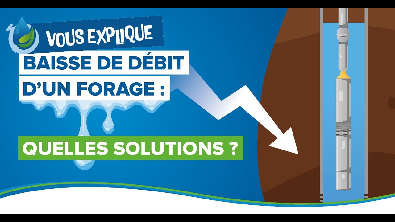 Baisse de débit d'un forage : quelles solutions ? | HVE
