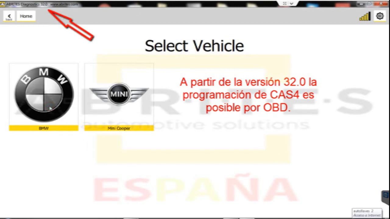 BMW CAS4 POR OBD