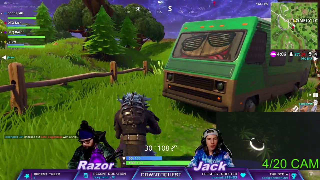 DTQ Razor and Jack go behind enemy lines in 50v50 and hit CLIPS for 4/20