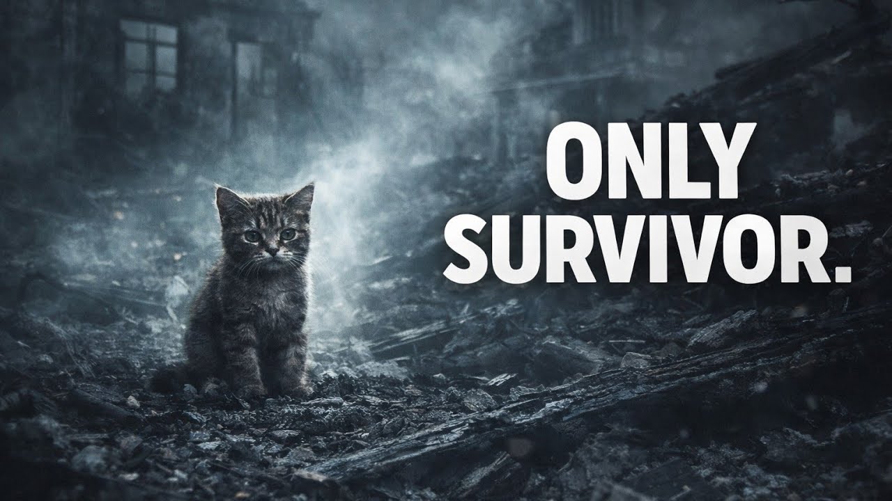 After the Fire Took Everything… Except This Cat