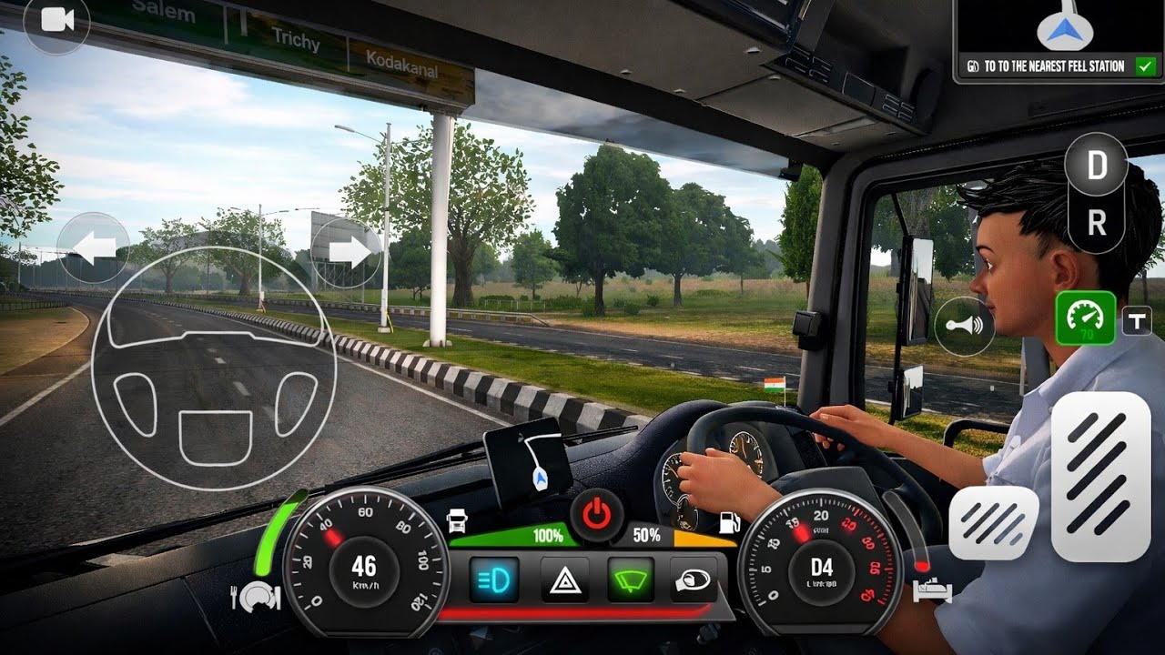 “Realistic Truck Driving India 🇮🇳 | Full Cabin POV Gameplay