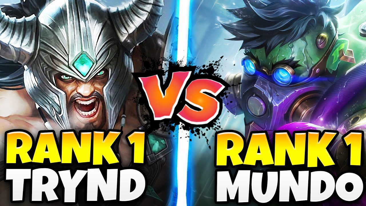 WHEN THE RANK 1 TRYNDAMERE MEETS THE RANK 1 DR. MUNDO (BATTLE OF THE ONE TRICKS)