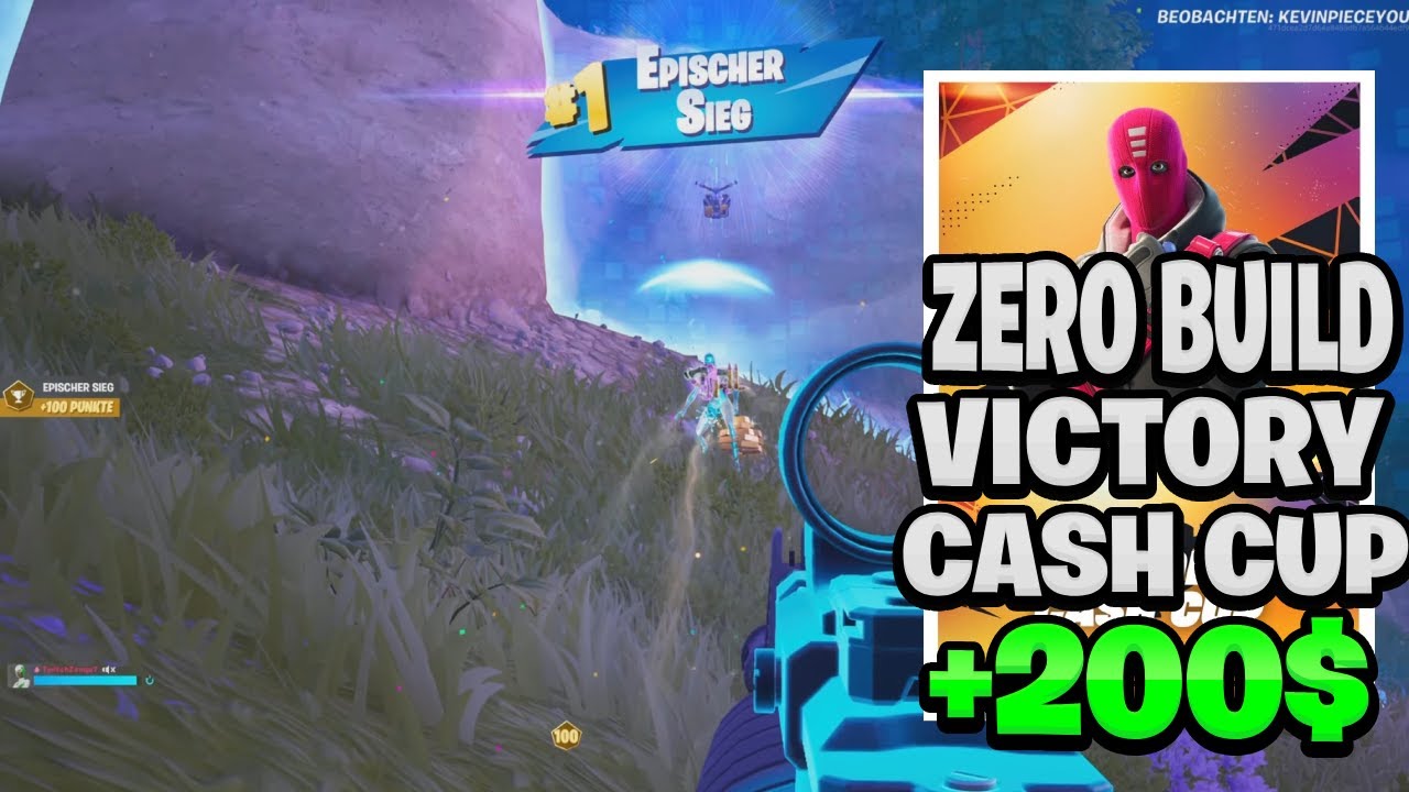How We Won +200$ in The Console Zero Build Victory Cash Cup Finals🏆 (4K 120FPS)