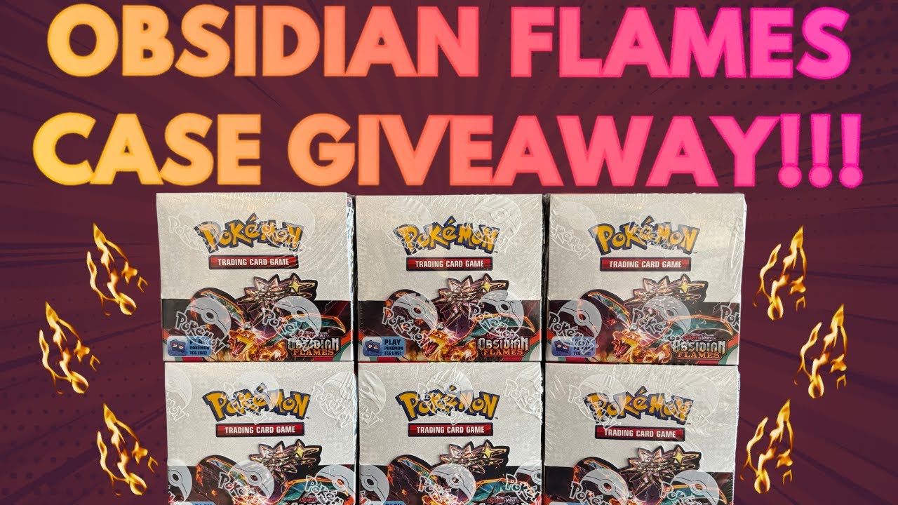 Pokemon Obsidian Flames Booster Box Case GIVEAWAY!!!
