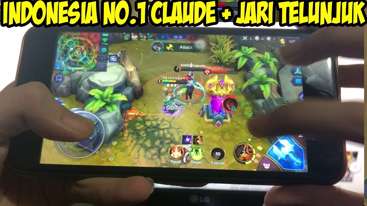 KECEPATAN JARI TELUNJUK KOCE CLAUDE EX TOP 1 GLOBAL - GERAKAN JARI & TIPS TRIK CLAUDE (HANDCAM)