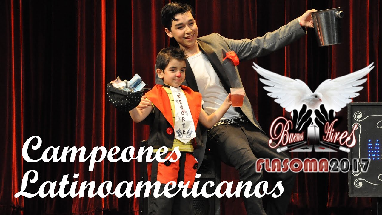Rutina Ganadora Primer Premio Magia Juvenil en Flasoma 2017 | Mago Federico Ft. El Payaso Resorte