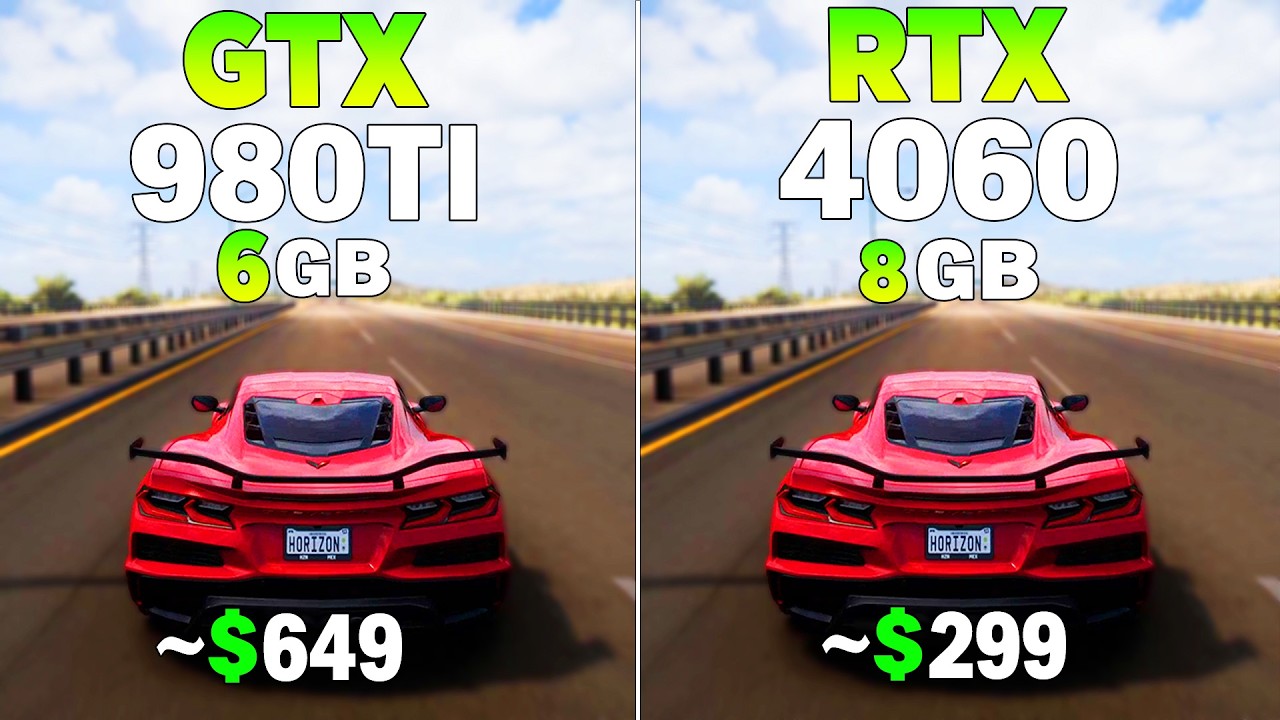 GTX 980 Tİ vs RTX 4060 - Test in 12 Games