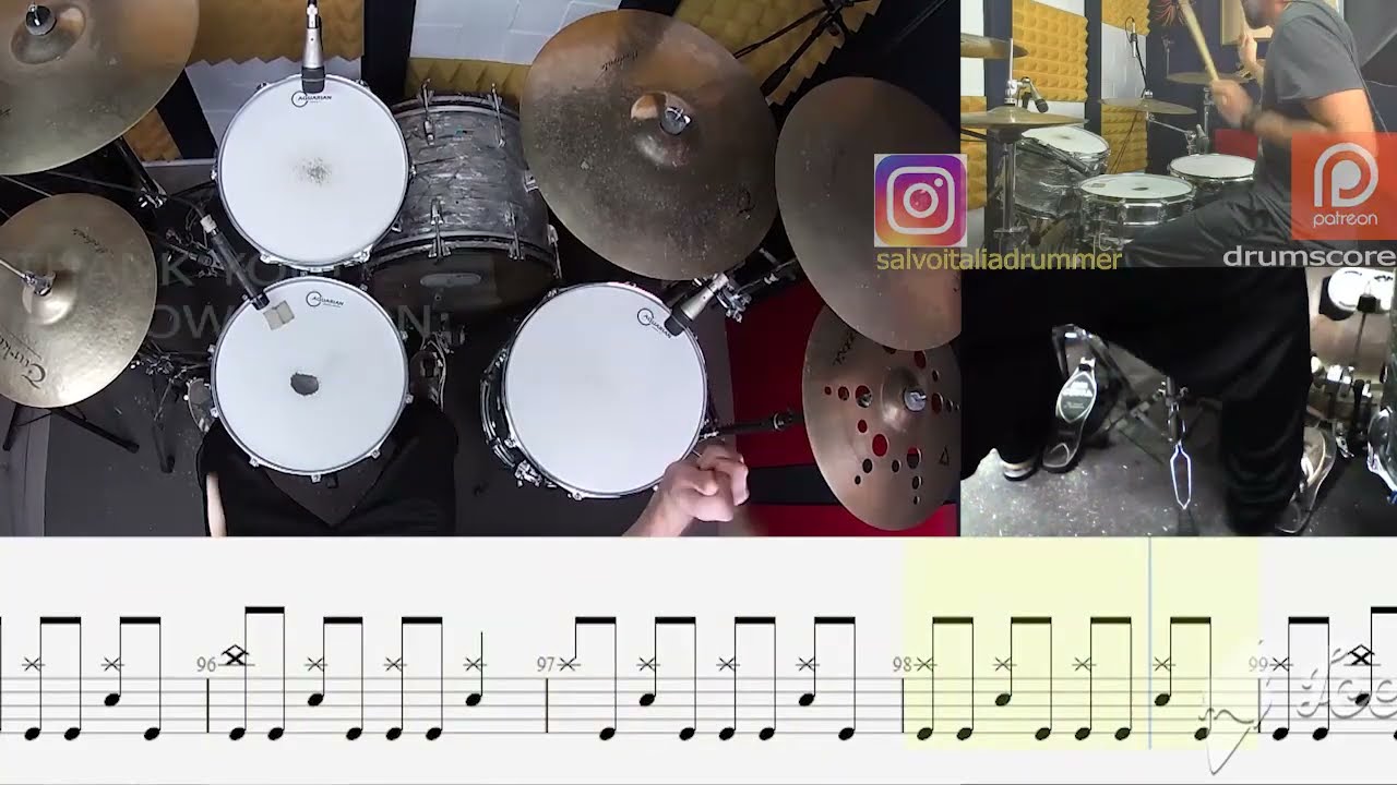 GREEN DAY - KNOW YOUR ENEMY , DrumScore , Tutorial , Tab , Notation , Transcription , Chart