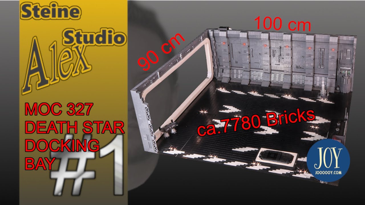 1m² Fliesen gelegt!!! Die 327 Docking Bay  ca.7780 Bricks. Aufbau Teil1