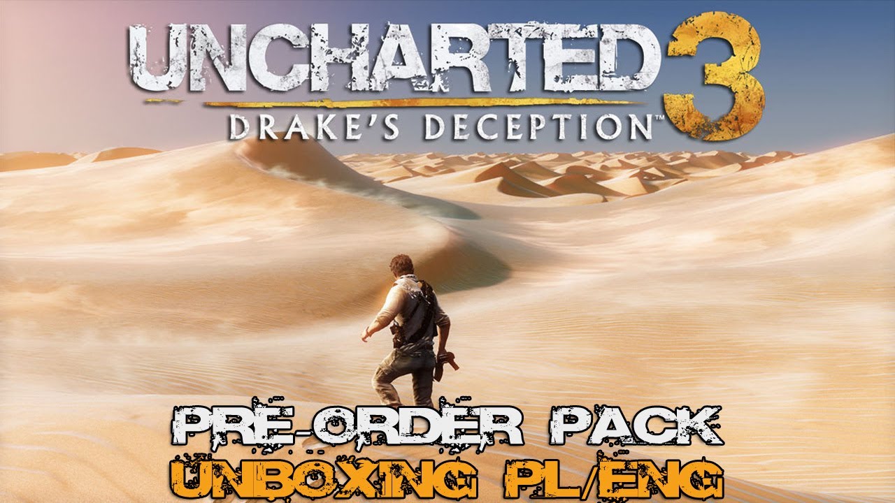 Uncharted 3: Drake's Deception Pre-Order Pack Unboxing PL/ENG