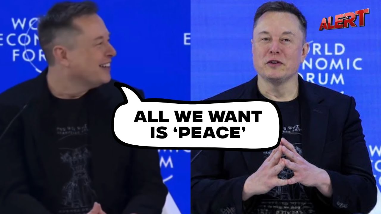 ''Little Piece Of Greenland' Elon Musk’s Jokes Fall Flat On Davos Crowd! | Trump | Board Of Peace