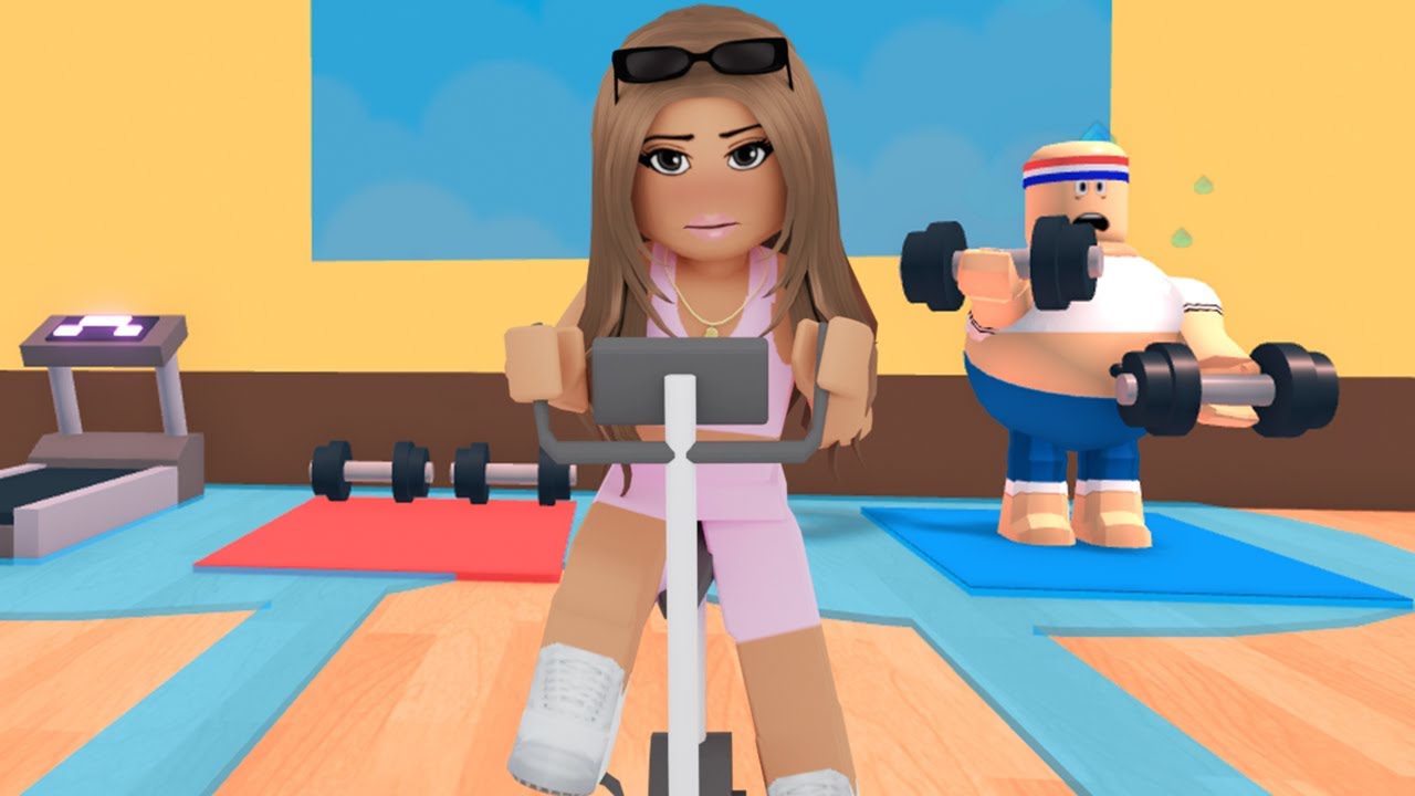 ESCAPE THE GYM OBBY.. Roblox