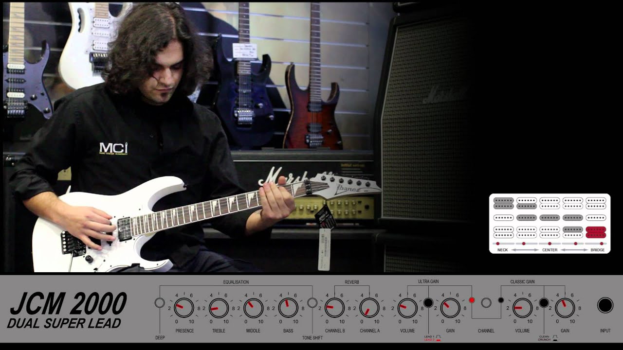 Marshall JCM 2000 , Ibanez RG350DXZ , WayHuge Green Rhino TEST DRIVE
