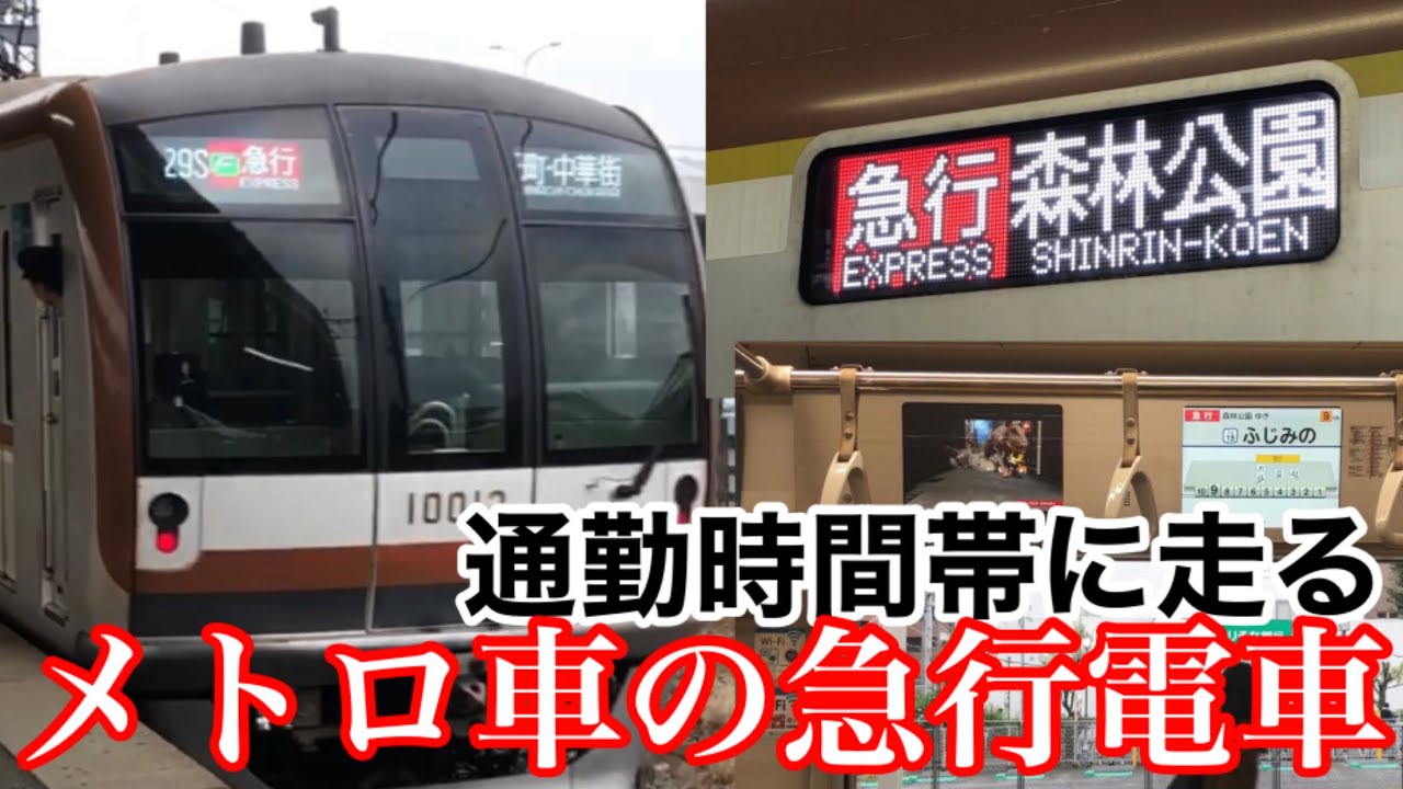 【ダイヤ改正でついに快速急行へ】通勤ラッシュの中を下るメトロ車の急行森林公園行きに乗ってきた《和光市駅→森林公園駅》